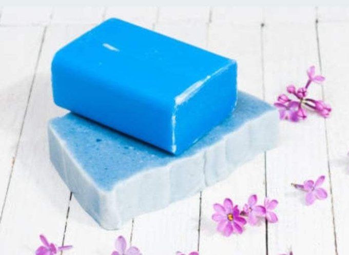 Savon NILA  BLEU  pour visage et corps 